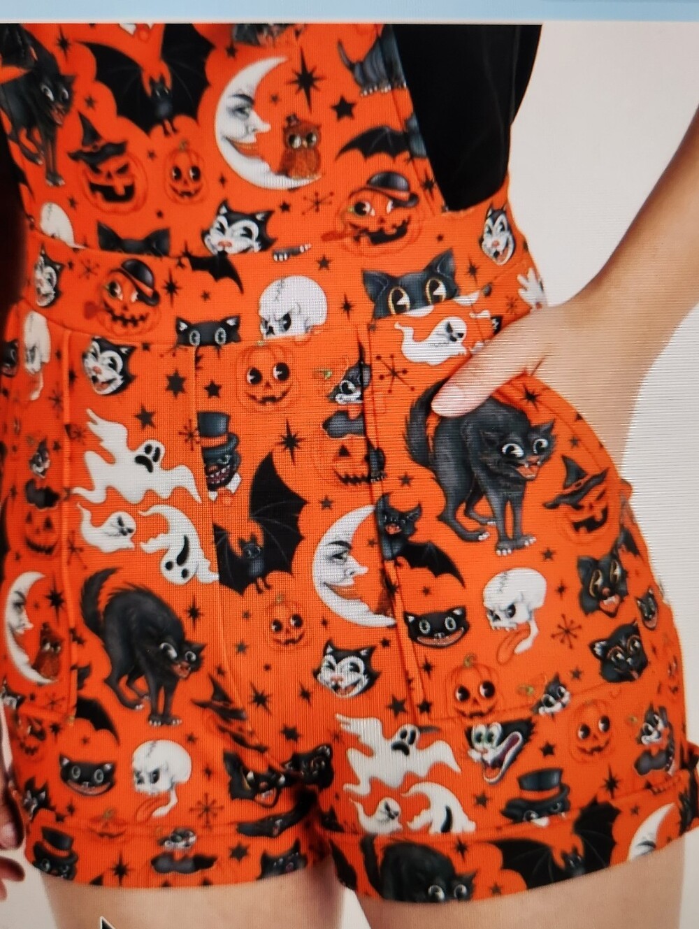 Blackmilk Halloween Retro Overalls - Picture 3 of 9